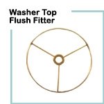 Washer Top Fitting - Flush -